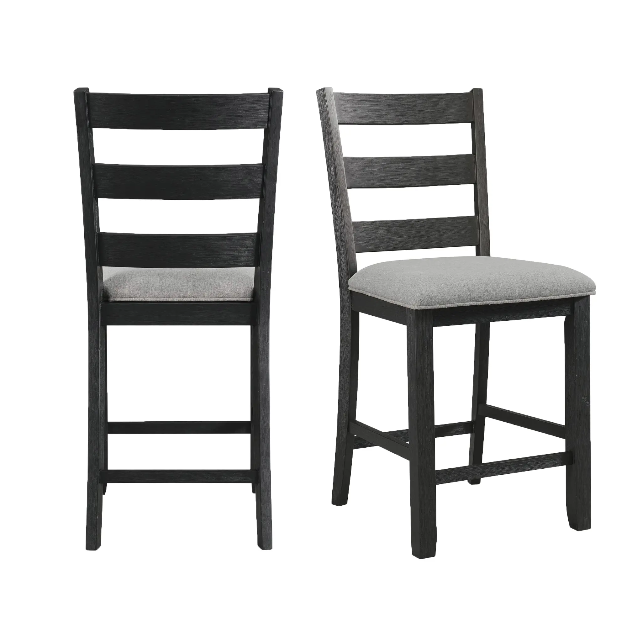 Martin Gray and Black 5 Piece Counter Height Dining Set-8