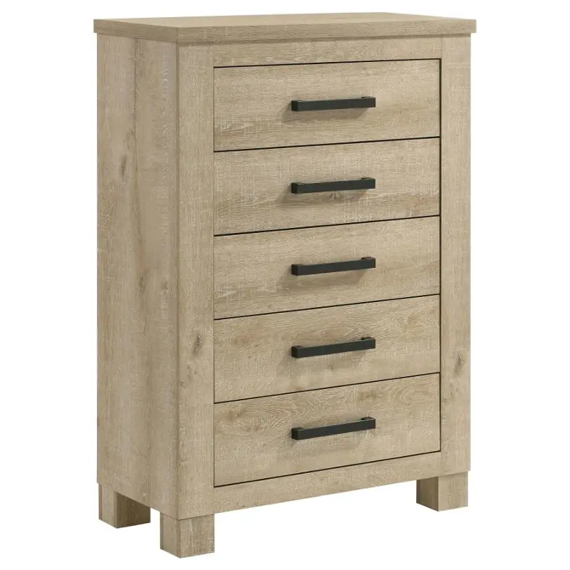 Glen Washed Oak Chest of Drawers