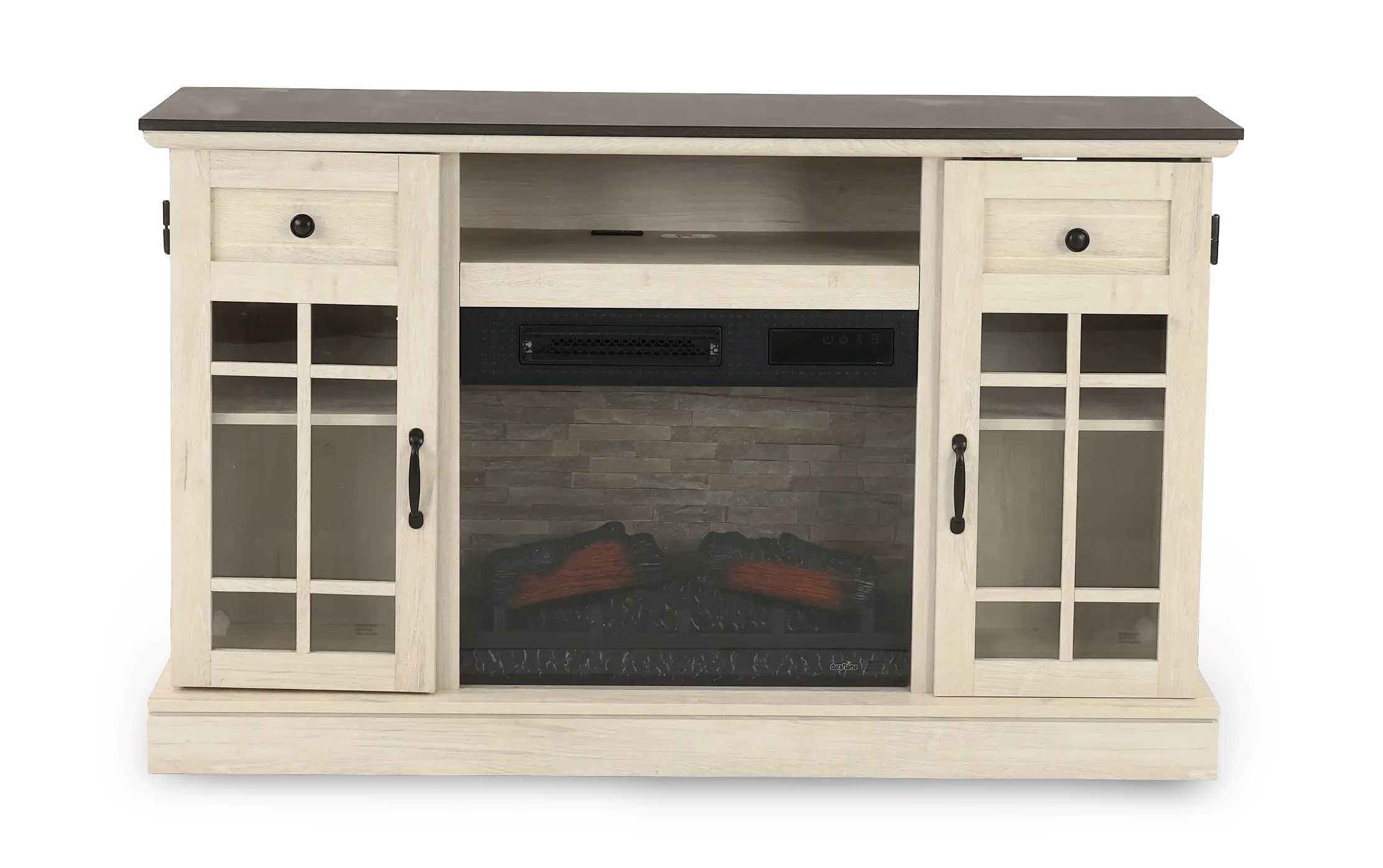 Madeline Off-White Fireplace Console-1
