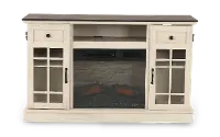 Madeline Off-White Fireplace Console