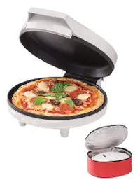 BC-4959CW Betty Crocker Pizza Maker and Electric Grill - White