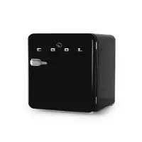 CCRR16HB Commercial Cool Retro 1.6 cu. ft. Freestanding Mini Fridge with Freezer - Black