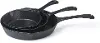 CHCI6810 Commercial Chef Cast Iron 3 Piece Skillet Set