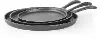 CHCI81012 Commercial Chef Cast Iron 3-Piece Griddle Set