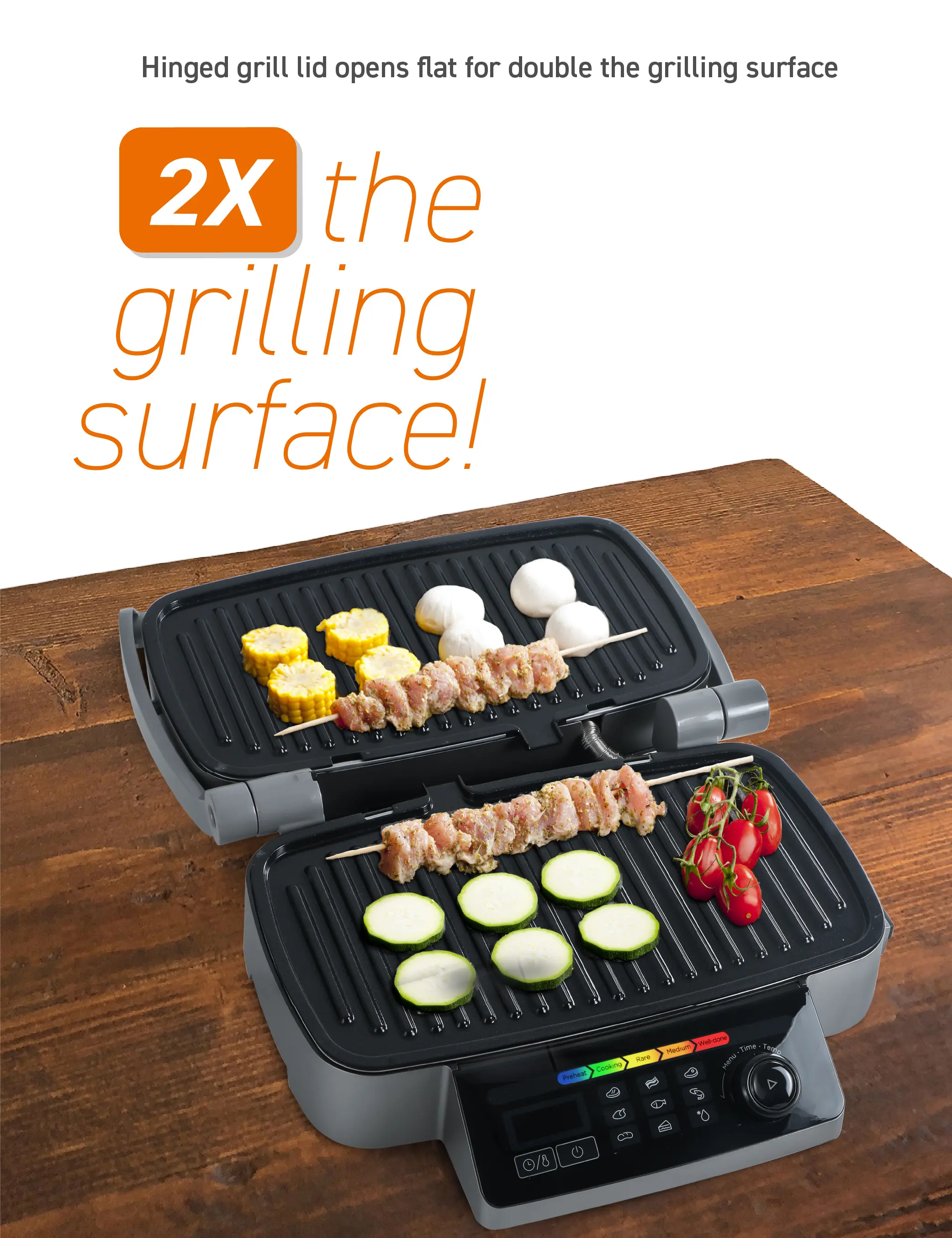 CHIG14MB Commercial Chef 9-In-1 Contact Grill-3