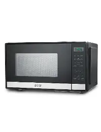 CHM9MS Commercial Chef 0.9 Cu Ft Countertop Microwave - Stainless Steel and Black