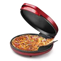 CHPM12R Commercial Chef 12.9  Non Stick Aluminum Pizza Pan - Red