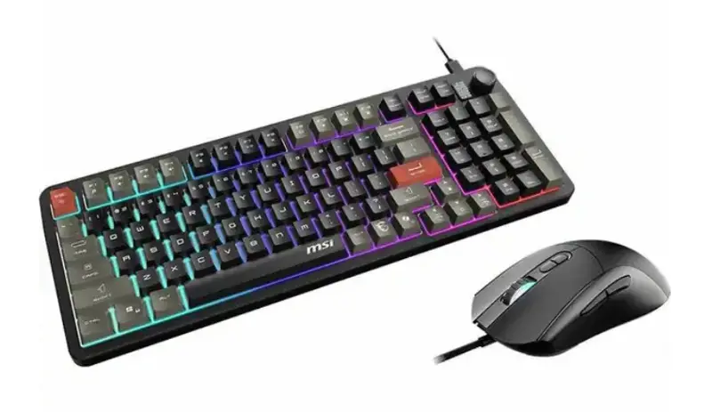 MSI Black Forge GK110 Wired Keyboard & Mouse Combo