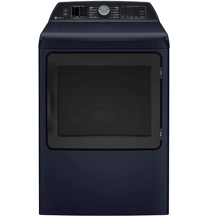 GE Profile 7.3 Cu Ft Smart Gas Dryer - Blue