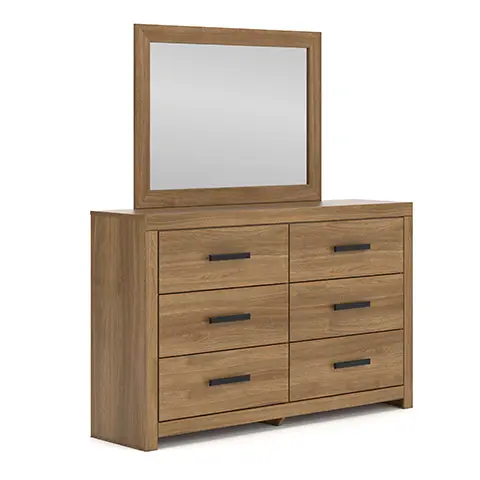 Sandstone Light Oak 6-Drawer Dresser-1
