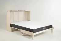 Murphy Express White Full Cabinet Bed