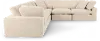Harpo White 5-Piece Sectional