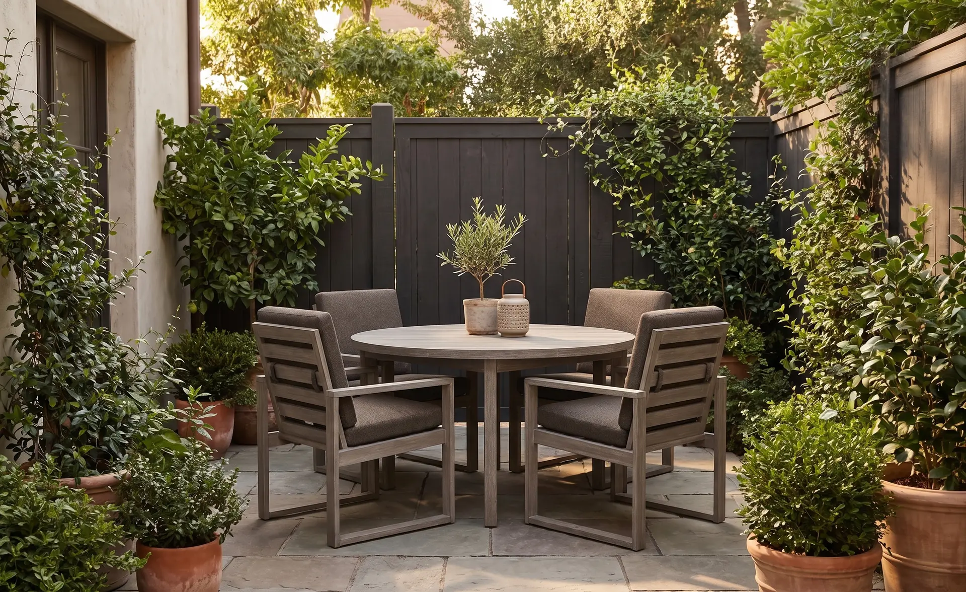 Laguna Brown Patio Dining Armchair-2