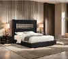 Danvers Black King Fireplace Bed