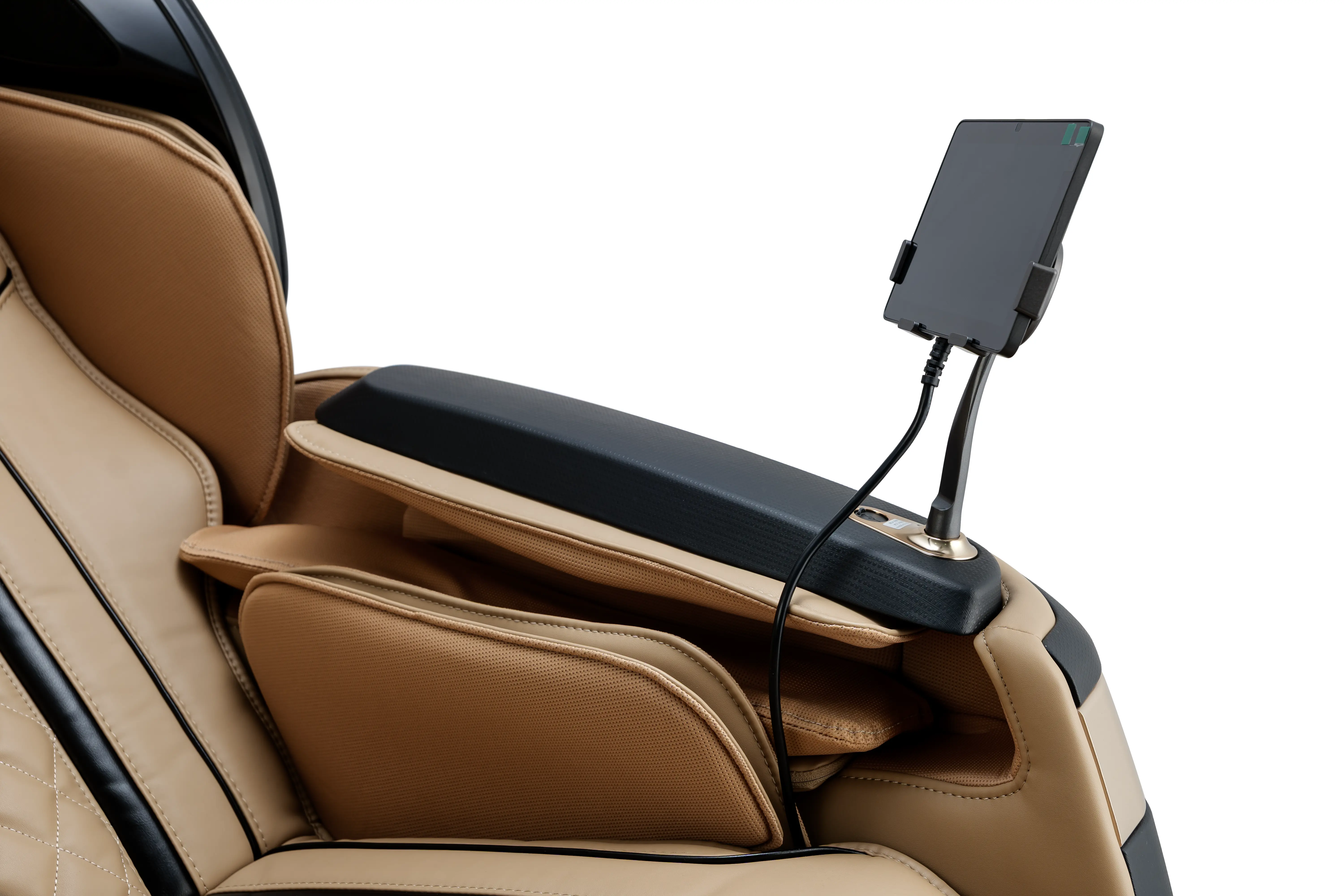 CZ-712 QISE MSG CHR/TPZ/BLK Qi SE Duo CZ-712 Massage Chair - Topaz and Black-4