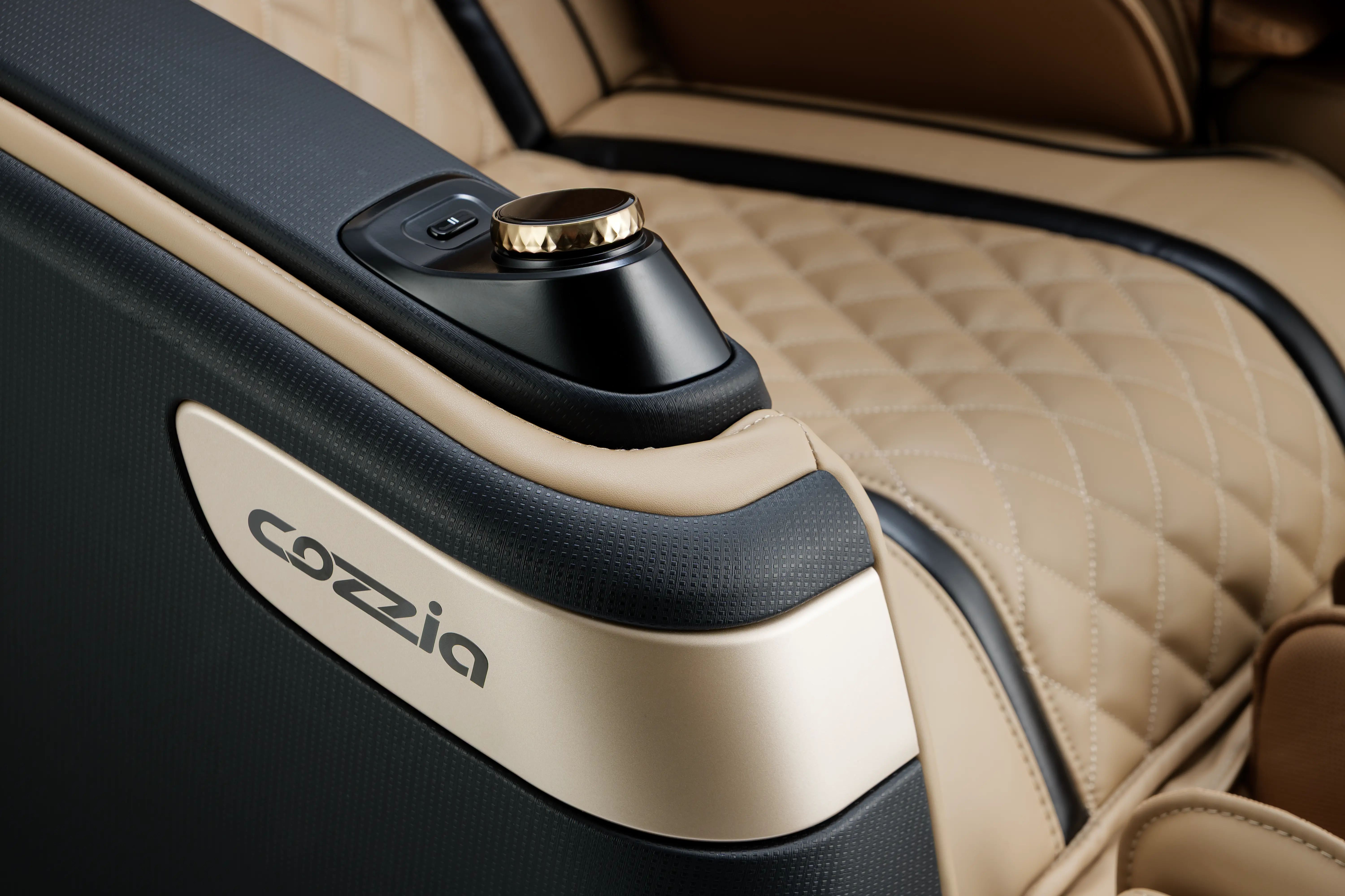CZ-712 QISE MSG CHR/TPZ/BLK Qi SE Duo CZ-712 Massage Chair - Topaz and Black-5