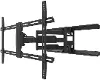Kanto Black Full‑Motion TV Wall Mount for 40 –90  TVs – Extends 28 