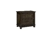 Montana Espresso Brown Nightstand with Wireless Charger