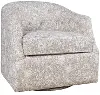 Lottie Sand Tan Floral Swivel Chair