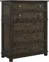 Montana Espresso Brown 5-Drawer Chest
