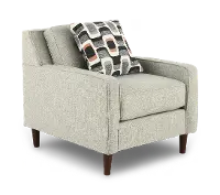 JOYCHA/MIST Joyce Kiwi Green Upholstered Accent Chair