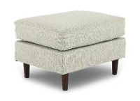 JOYOTT/MIST Joyce Kiwi Green Upholstered Ottoman