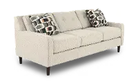 JOYSOF/PEPPER Joyce Beige Upholstered Sofa