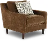 PAMCHA/MAHOGANY Pamela Mahogany Brown Chair