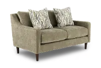 PAMLOV/MOSS Pamela Moss Green Loveseat