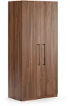 Boca Smoked Walnut Wardrobe
