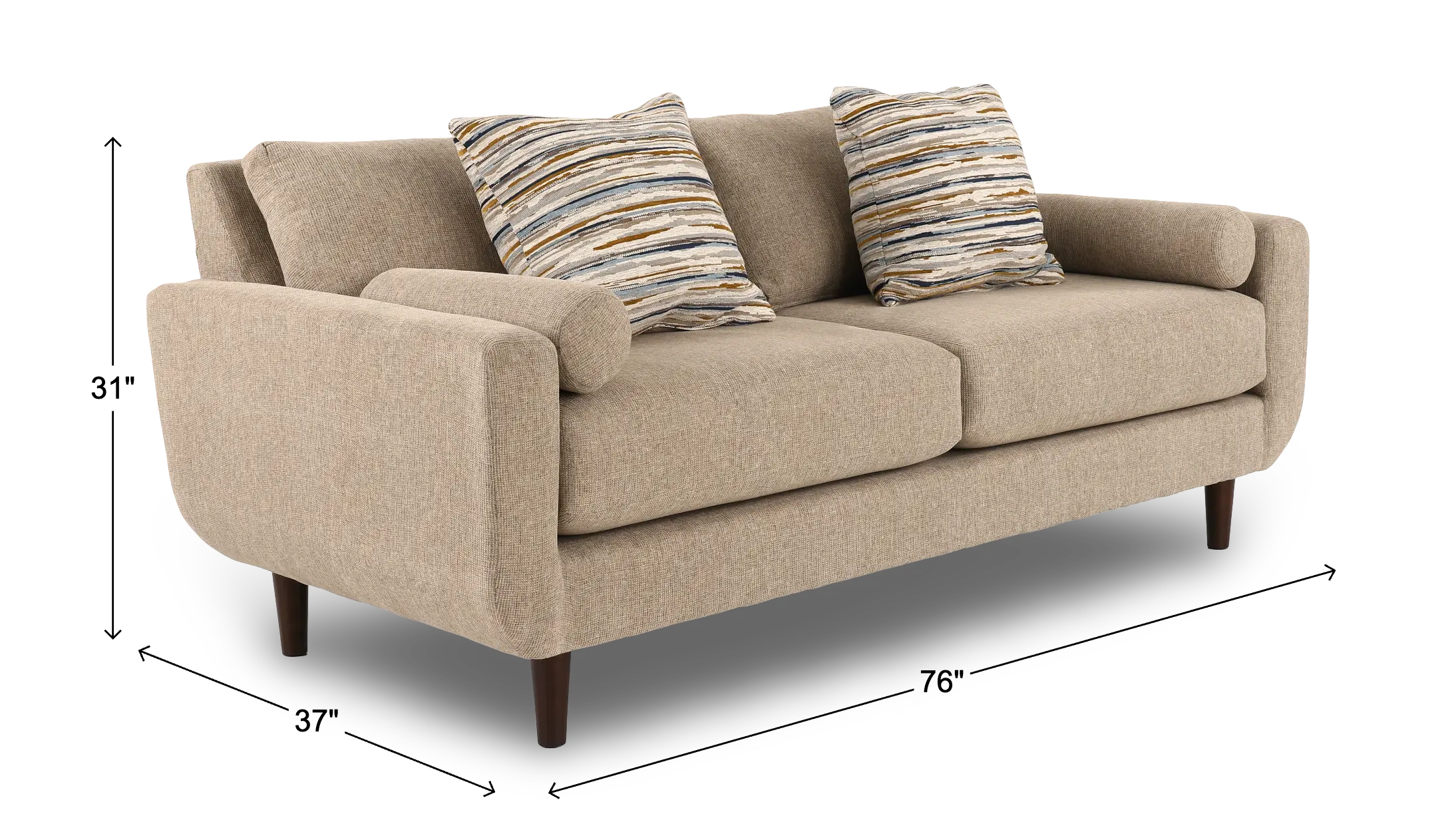 KATSOF/GRAIN Kathryn Grain Beige Sofa-3