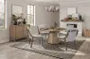 Elure Latte Brown 5-Piece Dining Set with Turntable
