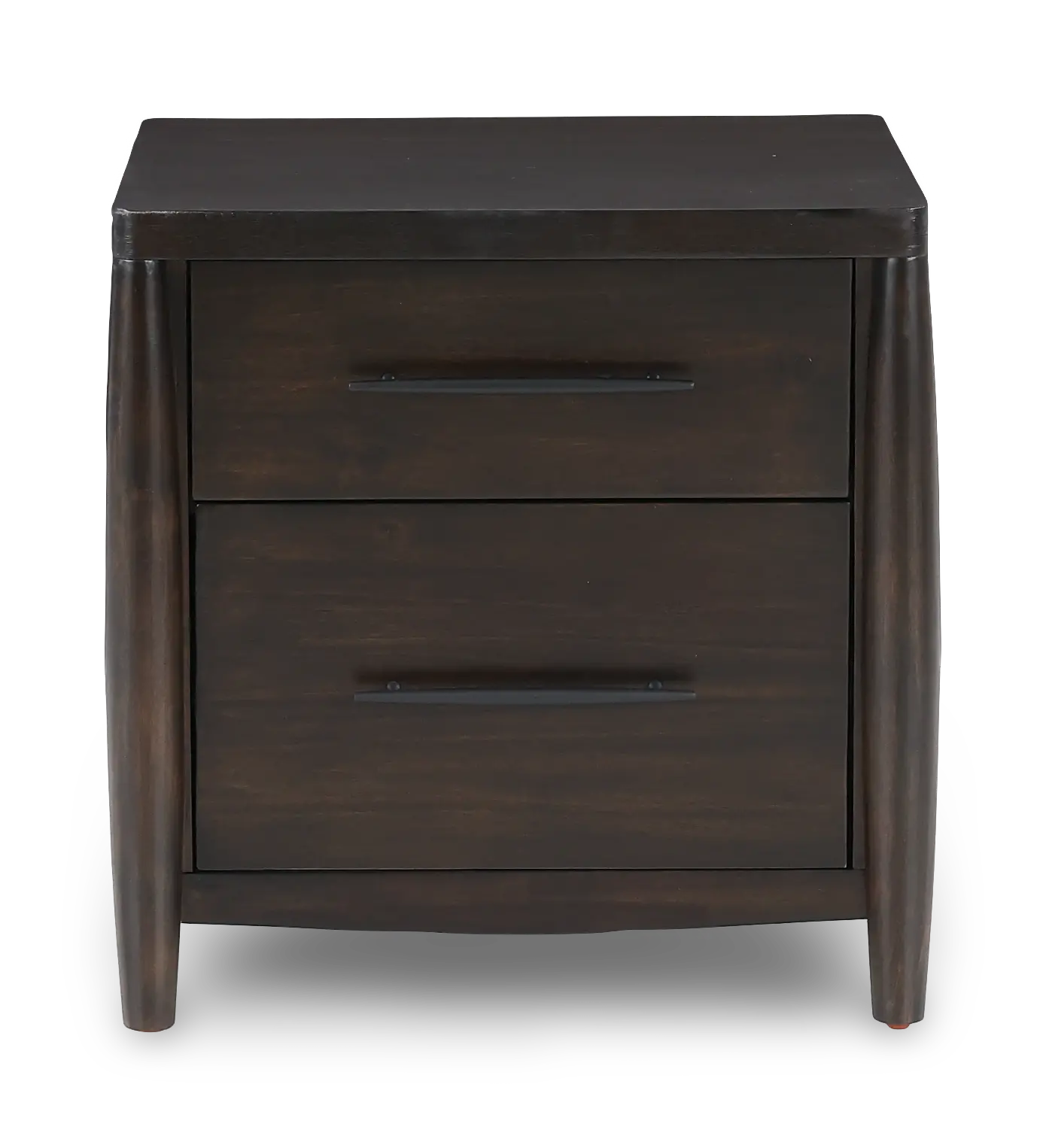 Koko Minx Brown 2-Drawer Nightstand-4