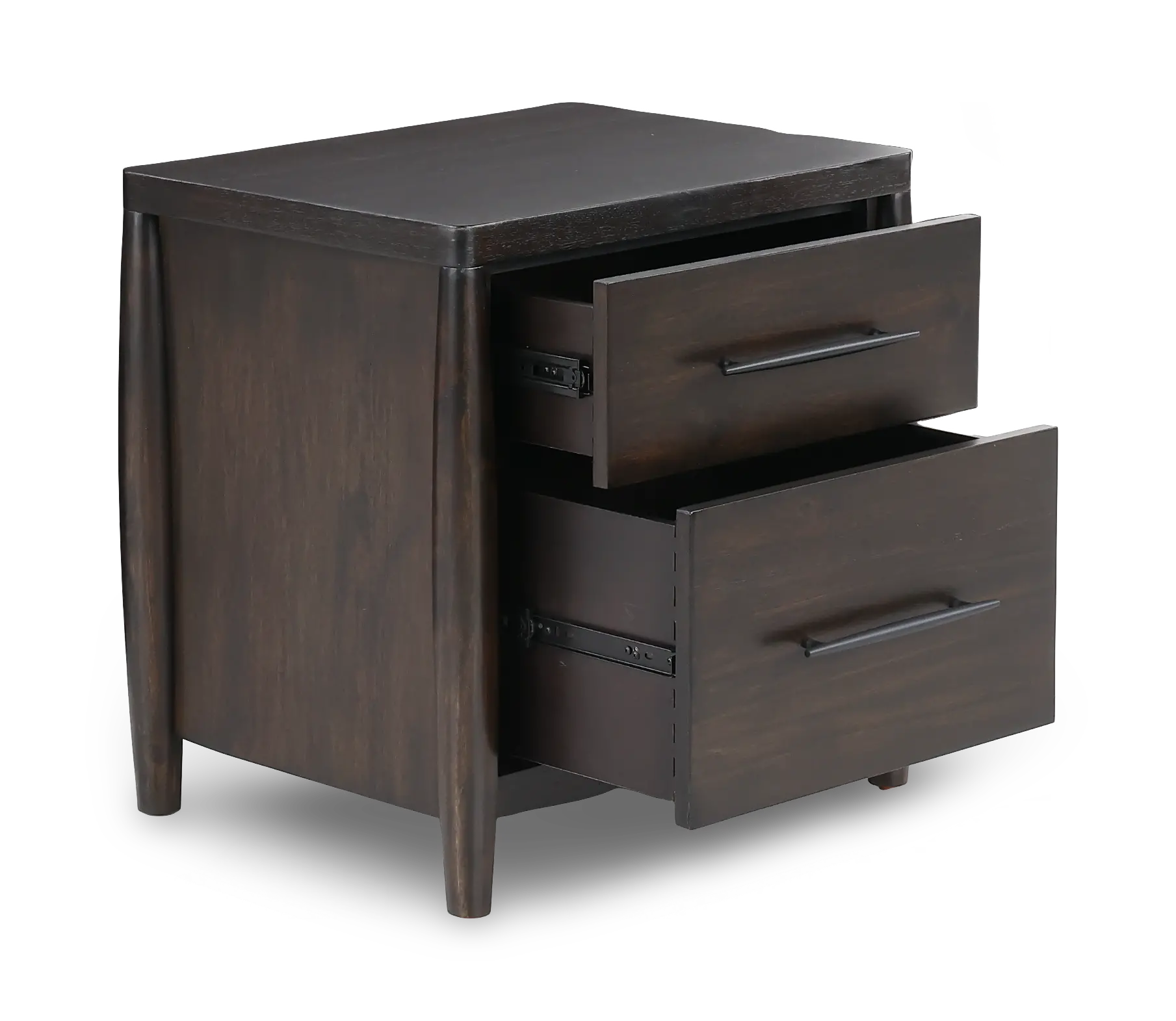 Koko Minx Brown 2-Drawer Nightstand-5