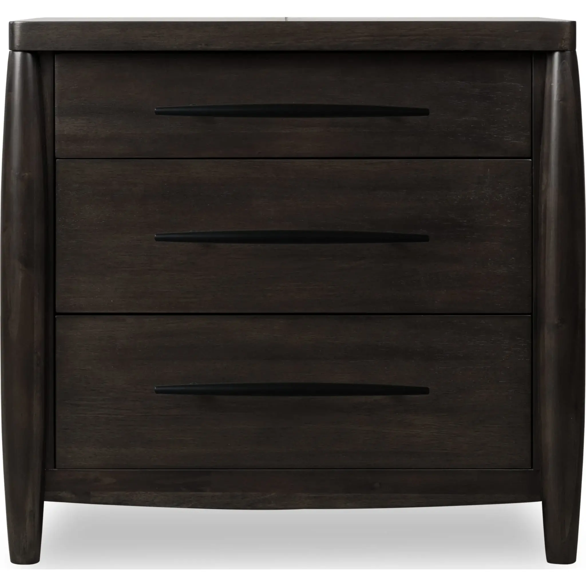 Koko Minx Brown 3-Drawer Nightstand-1