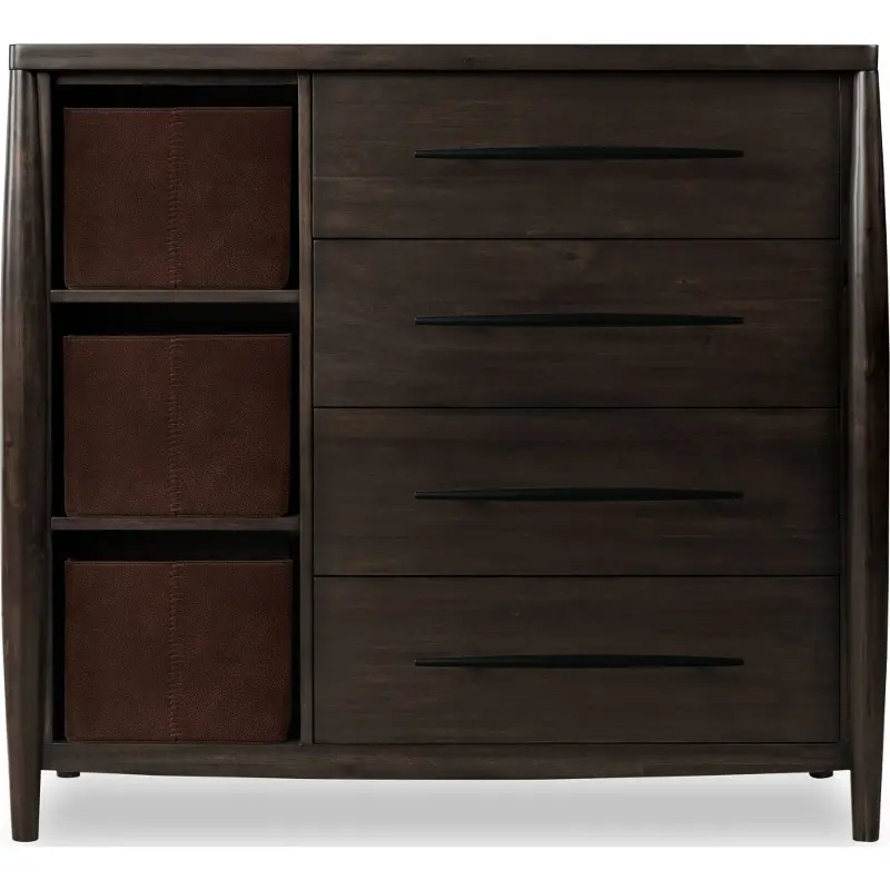 Koko Minx Brown Sweater Chest with Storage Drawers