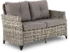 Ivy Gray Patio Loveseat