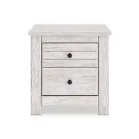Whisper Whitewash Nightstand