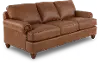 Teton Molasses Leather Sofa