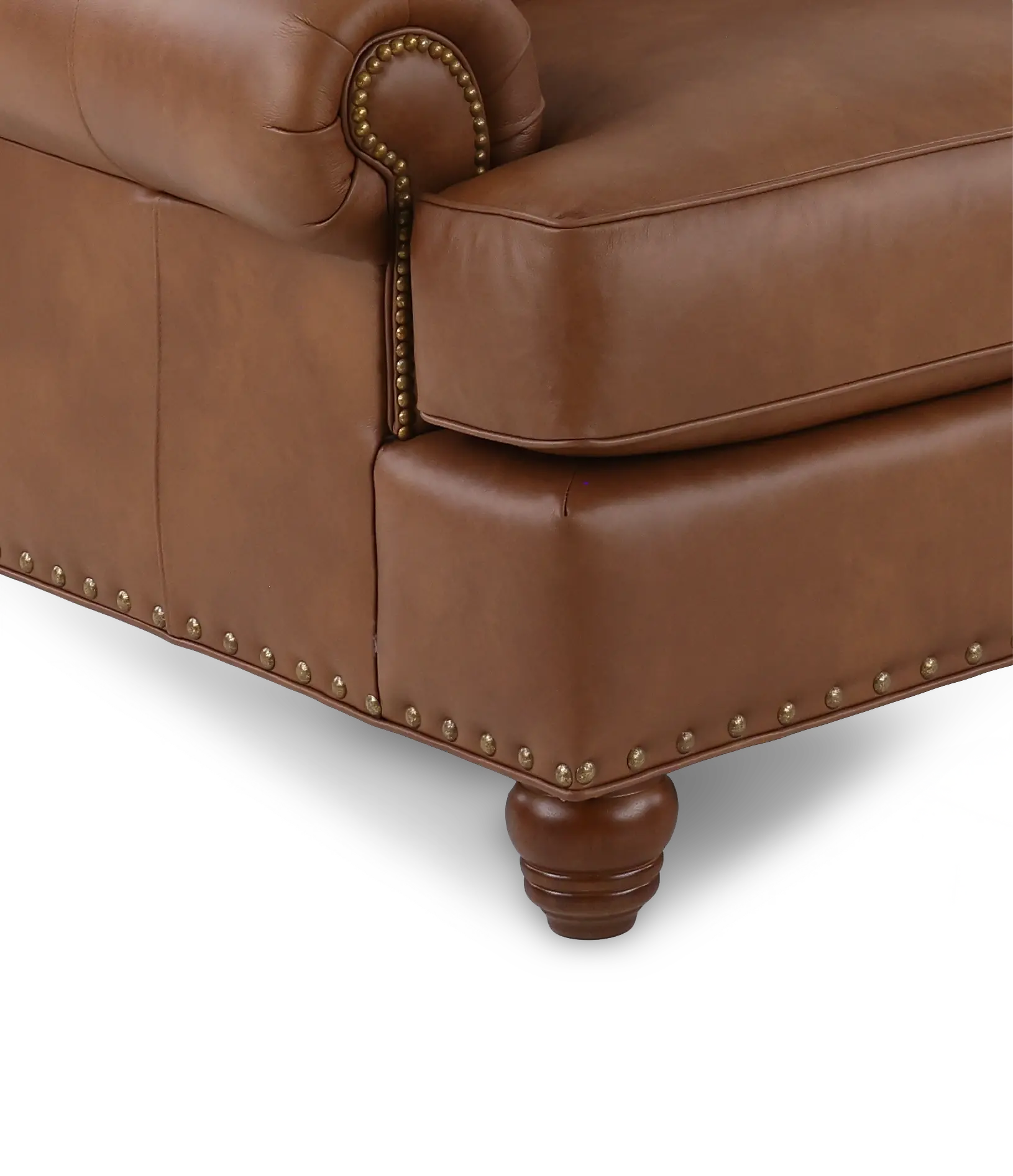 Teton Molasses Leather Sofa-7