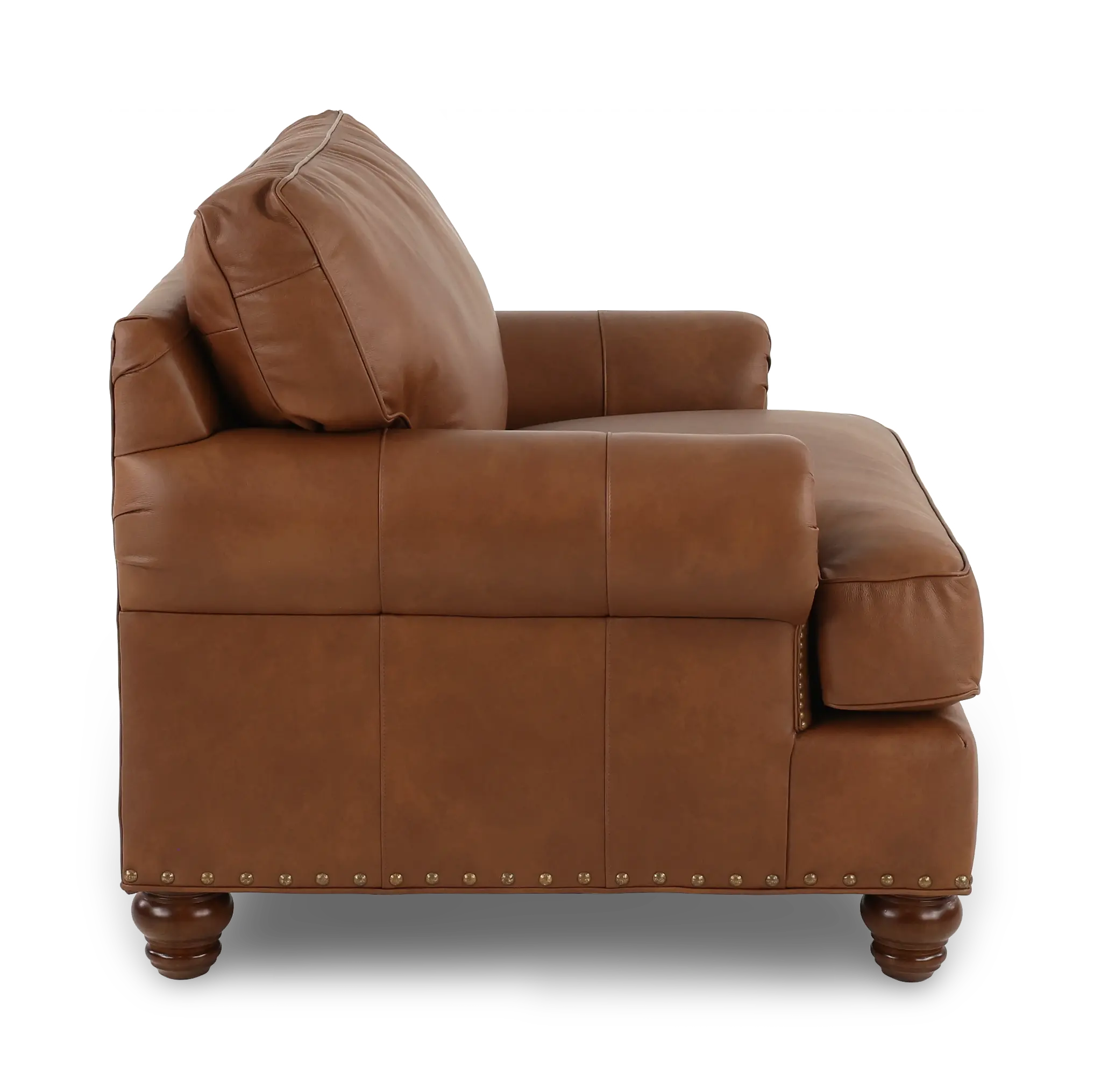 Teton Molasses Leather Chair-5