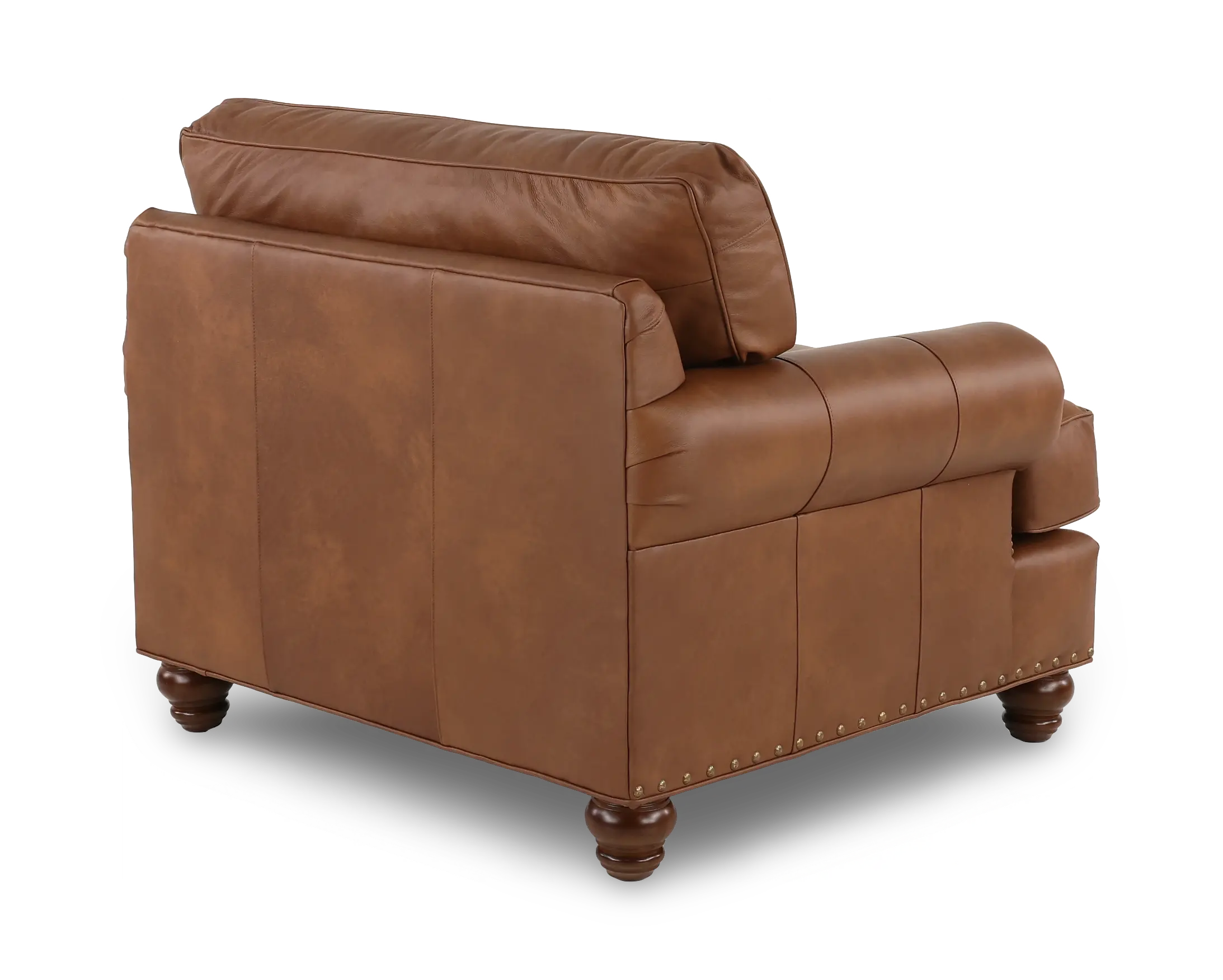 Teton Molasses Leather Chair-6