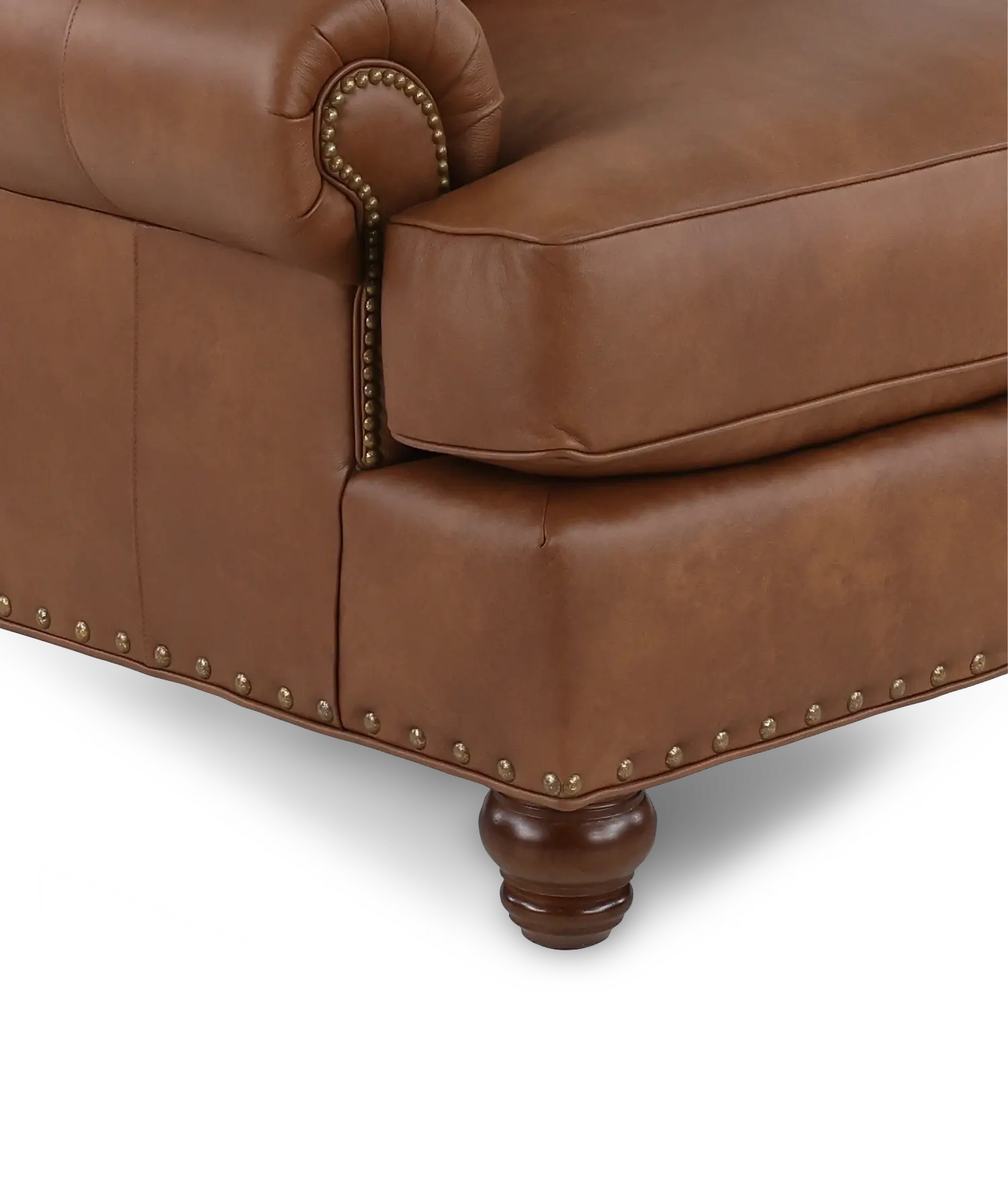 Teton Molasses Leather Chair-8