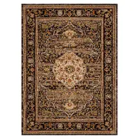 90661-09097/8X11 Petra 8 x 11 Charcoal Area Rug
