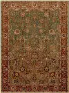 90668-50123/9.6X12.11 Myanmar 10 x 13 Aquamarine Area Rug