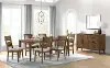 Koloa 4 Piece Honey Brown Dining Table Set