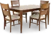 Koloa Honey Brown 4-Piece Dining Set