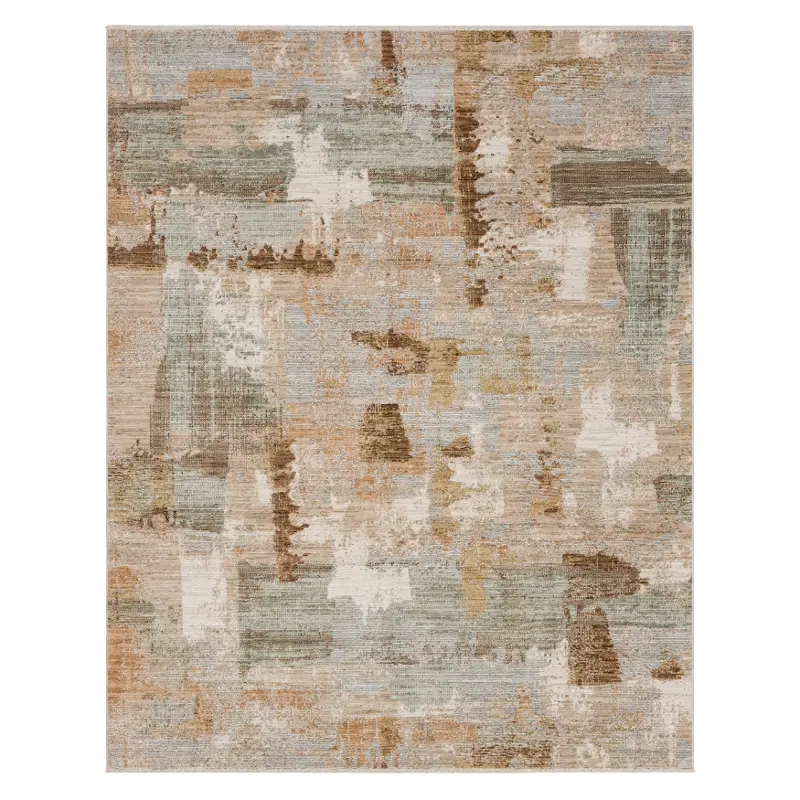 Monera 8 x 10 Beige and Brown Area Rug