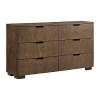 Regency Toffee Brown 6-Drawer Dresser