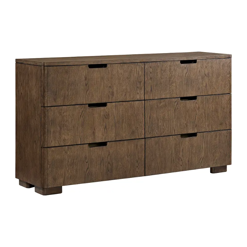Regency Toffee Brown 6-Drawer Dresser